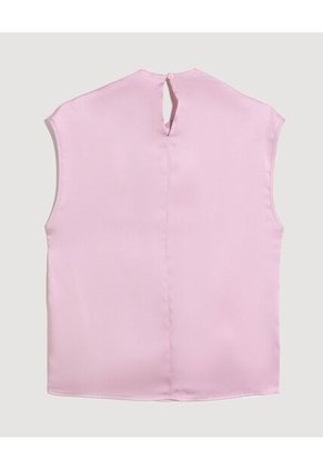 Blusa  Para Mujer Manga Corta Color Rosa Marca Ostu #40121269