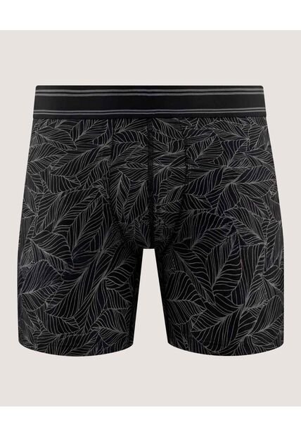 Boxer  Para Hombre Filete Corto Algodón Color Negro Marca Ostu #60000540