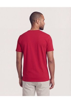 Camiseta  Para Hombre Manga Corta Cuello Redondo Color Naranja Marca Ostu #60091898