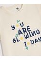 Camiseta Screen Manga Corta Para Niña  Infantil Niña Amarillo Ostu de Ostu