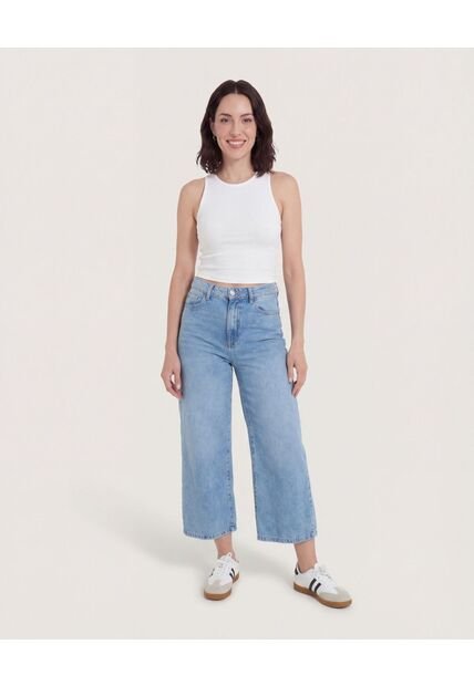 Top  Para Mujer Cuello Redondo Color Crema Marca Ostu #40228213