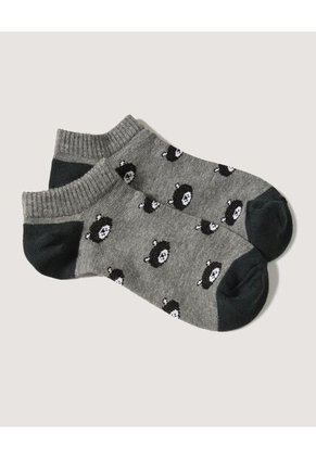 Medias Infantil Niño Invisible Algodon Color Negro Marca Ostu #80980080