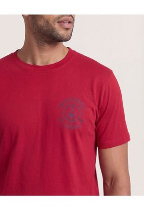 Camiseta  Para Hombre Manga Corta Cuello Redondo Color Naranja Marca Ostu #60091898