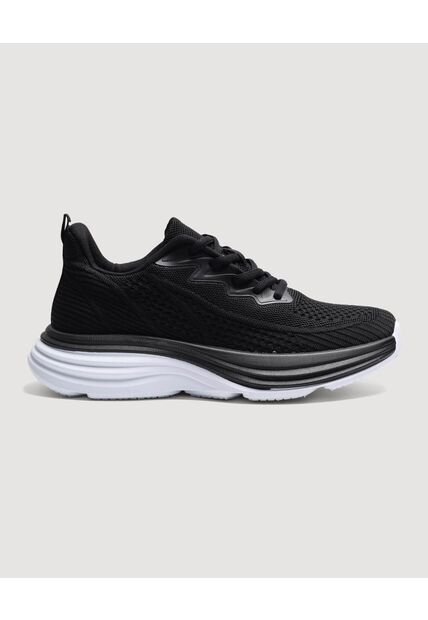 Tenis  Para Hombre Sport Color Negro Marca Ostu #60720137
