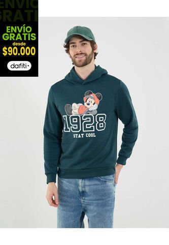 Buzo Hoodie Mickey Mouse  Para Hombre #60060576 Ostu Ostu