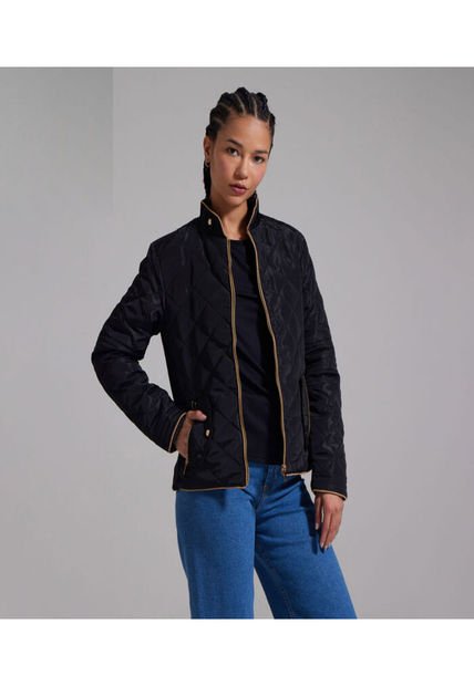 Chaqueta Para Mujer Acolchada Color Negro Marca Ostu #40080151
