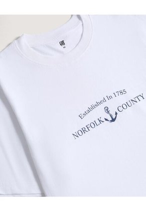 Camiseta  Para Hombre Manga Corta Cuello Redondo Color Blanco Marca Ostu #60091897