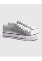Tenis Para Mujer Canvas Color Plata Marca Ostu #40720158 de Ostu