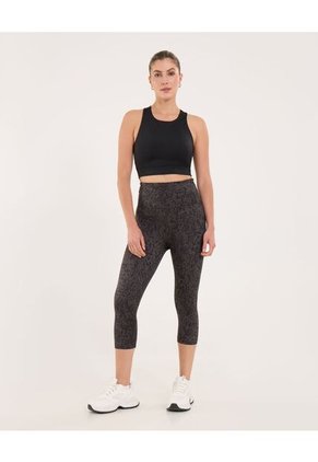 Leggins Para Mujer Medio Color Negro Marca Ostu #40230596