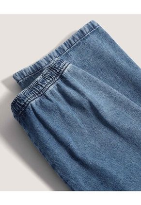 Jean  Infantil Niña Wide-Leg Color Azul Marca Ostu #90168262