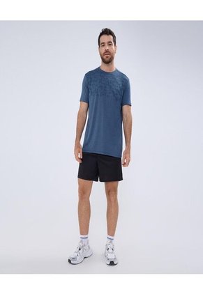 Camiseta Para Hombre Manga Corta Color Azul  Marca Ostu #60091369