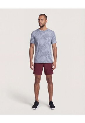 Bermuda  Para Hombre Deportiva Medio Color Rojo Marca Ostu #60100509