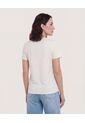 Camiseta  Para Mujer Manga Corta Cuello Redondo Color Blanco Marca Ostu #40092829 de Ostu