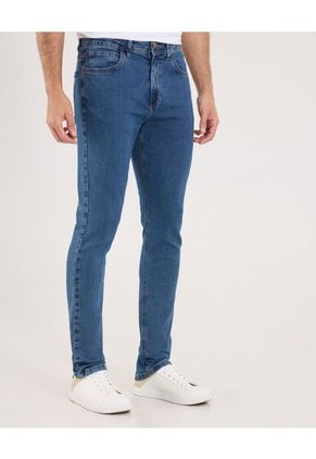 Jean Para Hombre Skinny Color Azul Medio Marca Ostu #60160380