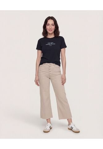 Camiseta  Para Mujer Manga Corta Cuello Redondo Color Negro Marca Ostu #40092726 Ostu