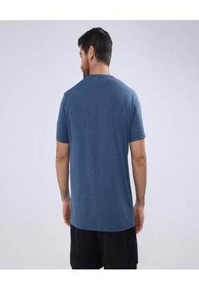 Camiseta Para Hombre Manga Corta Color Azul  Marca Ostu #60091369