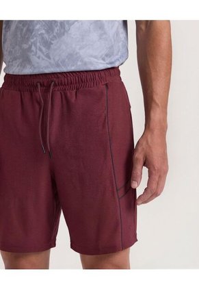 Bermuda  Para Hombre Deportiva Medio Color Rojo Marca Ostu #60100509