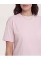 Camiseta  Para Mujer Crop Top Manga Corta Color Rosa Marca Ostu #40098233 de Ostu