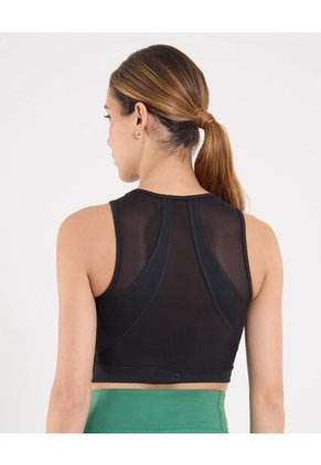 Camiseta Para Mujer Crop Top Color Negro Marca Ostu #40092544