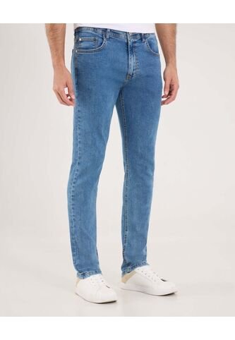 Jean Para Hombre Skinny Color Azul  Marca Ostu #60160303 Ostu