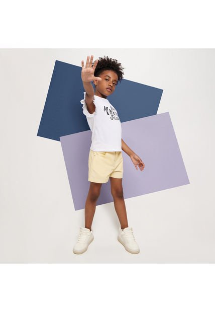 Camiseta Niña Ostu M/C Blanco POLIÉSTER 90090129-10215