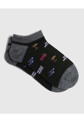 Medias Infantil Niño Invisible Color Negro Marca Ostu #80980105