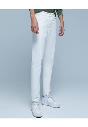 Jean Para Hombre Carrot Color Blanco Marca Ostu #60160323