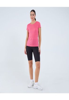 Camiseta Para Mujer Manga Corta Cuello Redondo Color Rosado Marca Ostu #40092388