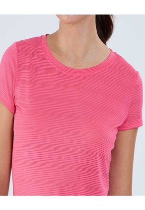 Camiseta Para Mujer Manga Corta Cuello Redondo Color Rosado Marca Ostu #40092388