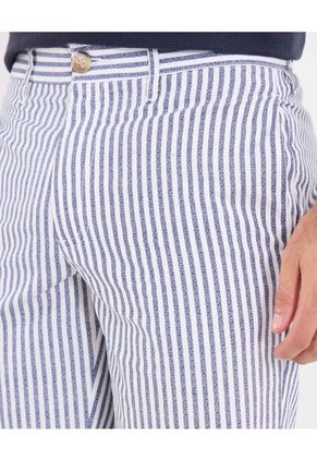 Bermuda  Para Hombre Regular Corto Color Azul Marca Ostu #60100461