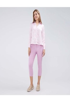 Camisa Para Mujer Manga Larga Color Rosado Marca Ostu #40010225