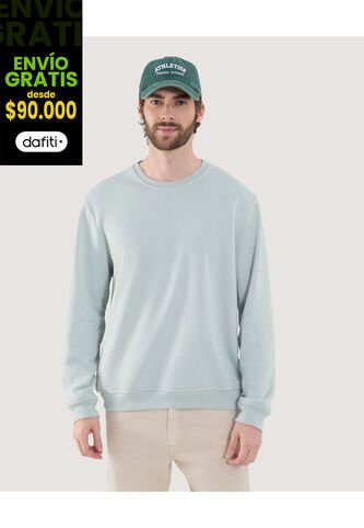 Buzo Para Hombre Cuello Redondo Color Verde Marca Ostu #60060556 Ostu