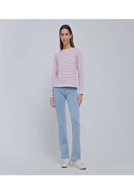 Jean Para Mujer Regular Color Azul Claro Marca Ostu #40160450