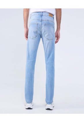 Jean Para Hombre Slim Color Azul Claro Marca Ostu #60160409