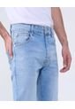 Jean Para Hombre Slim Color Azul Claro Marca Ostu #60160409 de Ostu