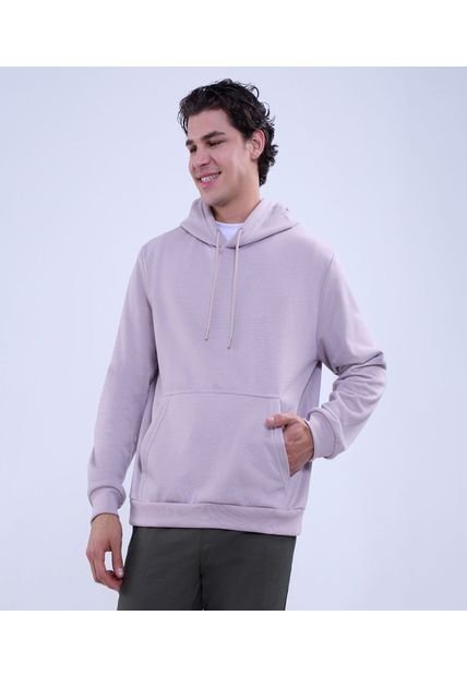 Buzo Para Hombre Hoodie Color Rosa Marca Ostu #60060457
