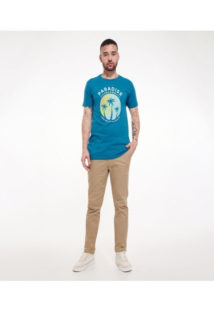 Pantalon Para Hombre Chino Color Café Claro Marca Ostu #60070225