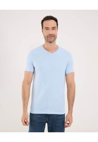 Camiseta Para Hombre Manga Corta Color Azul  Marca Ostu #60091360 Ostu