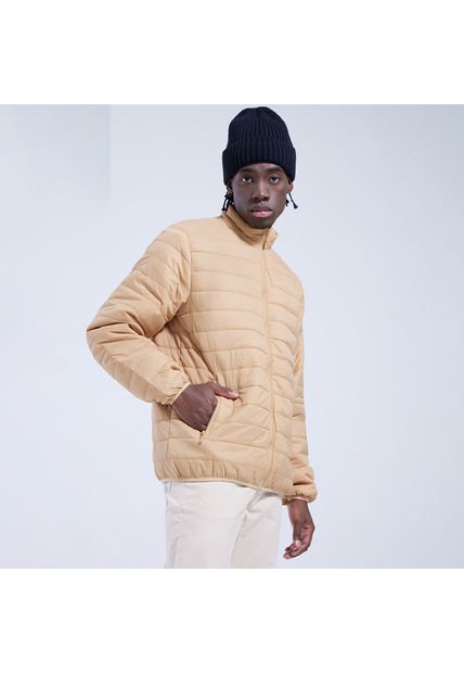 Chaqueta Para Hombre Acolchada Color Amarillo  Marca Ostu #60080092