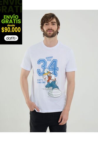 Camiseta Con Estampado De Donald Duck  De Hombre #60091749 Ostu