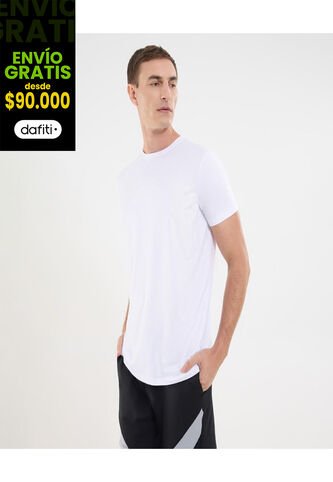 Camiseta Para Hombre Manga Corta Cuello Redondo Color Blanco Marca Ostu #60091693 Ostu