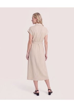 Vestido Camisero Unciolor Para Mujer Piel Ostu