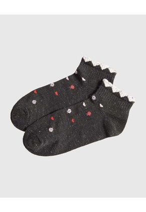 Medias Para Mujer Tobillera Color Negro Marca Ostu #40980232