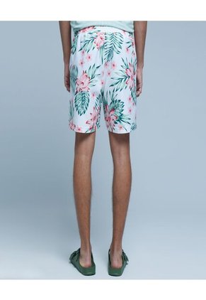 Ropa De Playa Para Hombre Pantaloneta De Baño Corta Color Verde Marca Ostu #60270029