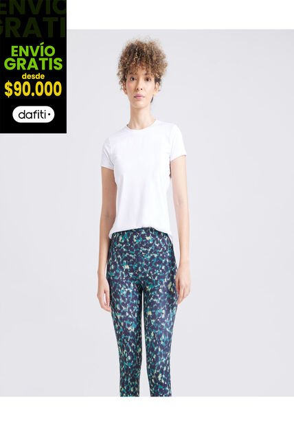 Camiseta Para Mujer Manga Corta Cuello Redondo Color Blanco Marca Ostu #40091735