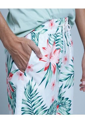 Ropa De Playa Para Hombre Pantaloneta De Baño Corta Color Verde Marca Ostu #60270029