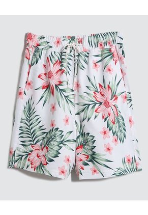 Ropa De Playa Para Hombre Pantaloneta De Baño Corta Color Verde Marca Ostu #60270029