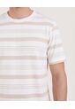 Camiseta  Para Hombre Manga Corta Cuello Redondo Color Arena Marca Ostu #60091811 de Ostu