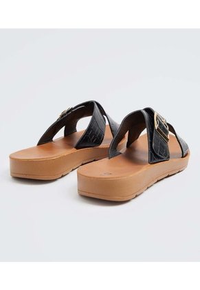 Sandalias Para Mujer  Color Negro Marca Ostu #40690012