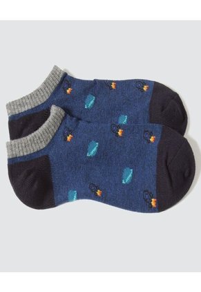 Medias Infantil Niño Invisible Algodon Color Negro Marca Ostu #80980076